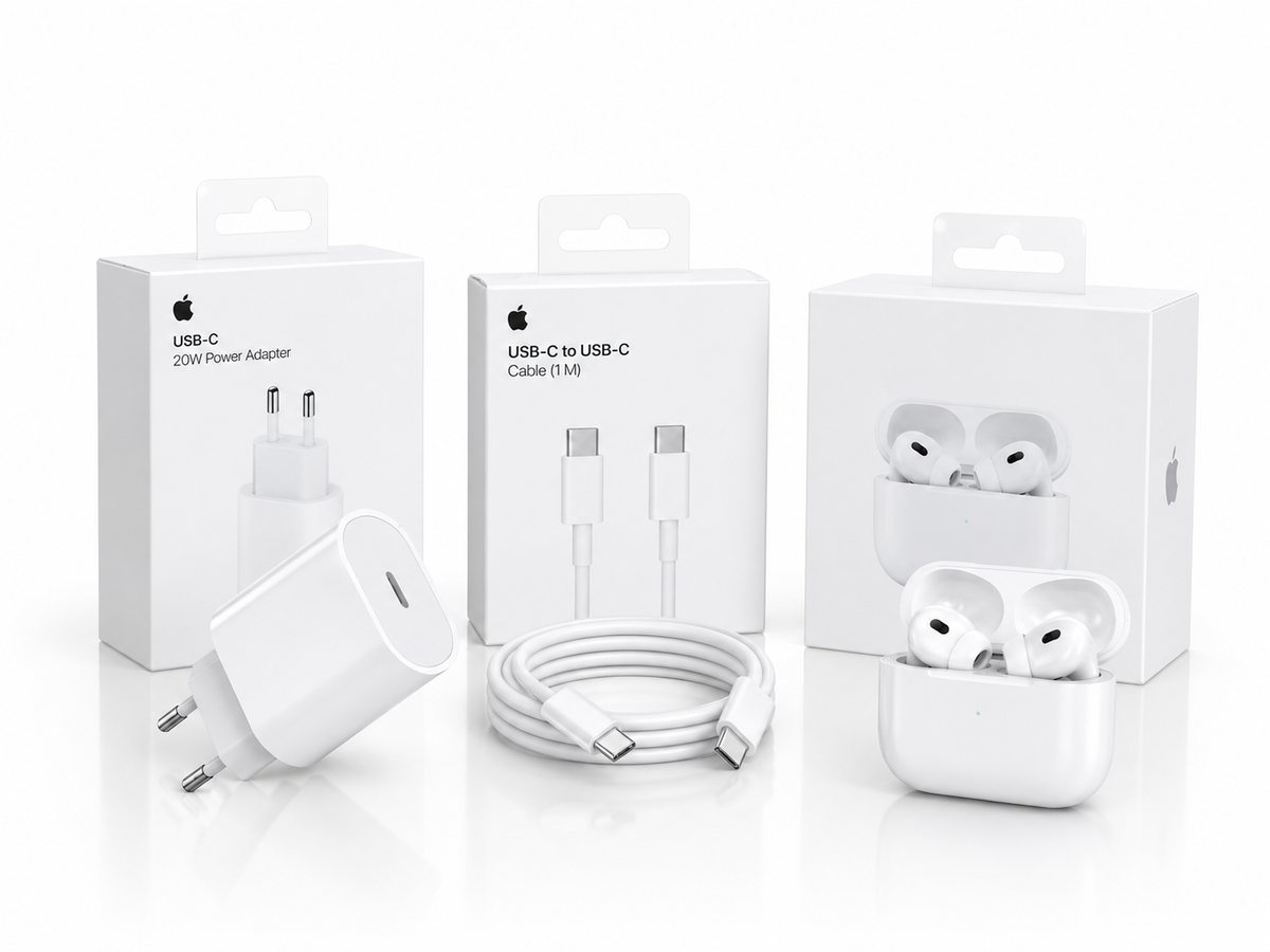 🔥 Pack Carga + Audio | AirPods 3 MagSafe + Cargador 20W + Cable USB-C